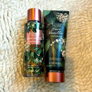 RARE VS Bare Vanilla Untamed Body Mist + UNUSED Lotion